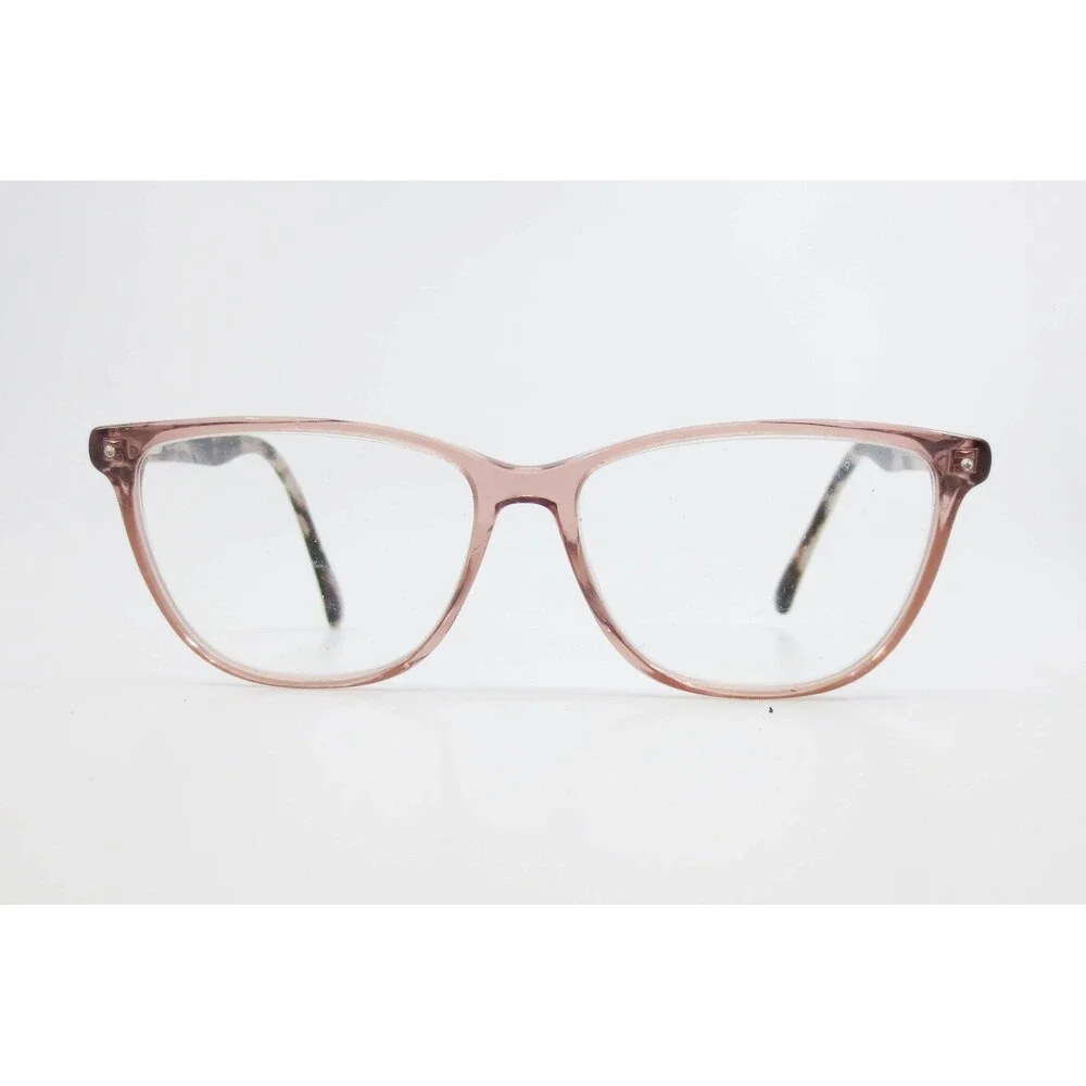 Wittnauer Angelique Cat Eye Eyeglasses Frames Blush Pink Tortoise 53-14-140